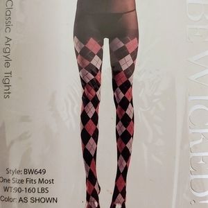 Argyle tights
